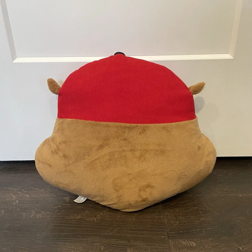 Buc-ee’s Bucees Plush Beaver Head 15” Large Throw Pillow Stuffed Animal